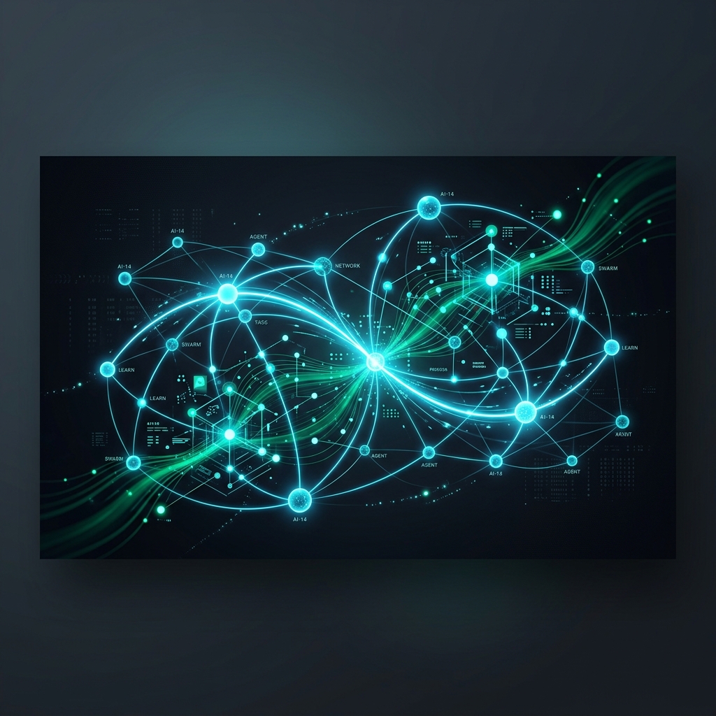 Autonomous AI Workforce Network Visualization